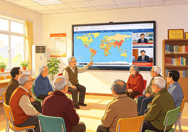 Do Chinese Seniors Keep Up With World News? 160 Million Silver Surfers and Their Global View
